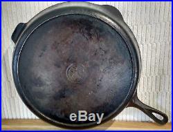 Griswold #12 Cast Iron Skillet Small Logo 719 D with Heat Ring