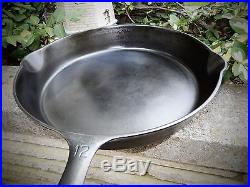 Griswold # 12 Skillet And LID Large Block Logo Fully Marked Cast Iron