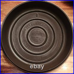 Griswold 1278 Cast Iron Dutch Oven #8, Large Block Logo, Button Logo Lid, c1950s