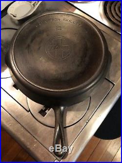 Griswold 13 Cast Iron Pan 720 Original Vintage old skillet