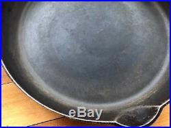 Griswold 13 Cast Iron Pan 720 Original Vintage old skillet