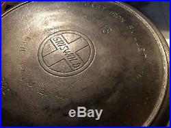 Griswold 13 Cast Iron Pan 720 Original Vintage old skillet