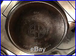 Griswold 13 Cast Iron Pan 720 Original Vintage old skillet