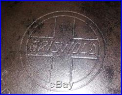 Griswold # 13 Slant Letter Cast Iron Skillet Pan Rare! Erie PA