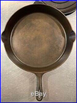 Griswold 14 Cast Iron Skillet With Cover