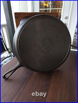 Griswold #14 Cast Iron Skillet With Large Block Logo And Heat Ring Restored