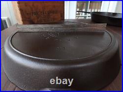 Griswold #14 Cast Iron Skillet With Large Block Logo And Heat Ring Restored