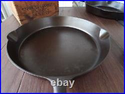 Griswold #14 Cast Iron Skillet With Large Block Logo And Heat Ring Restored