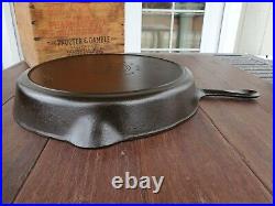 Griswold #14 Cast Iron Skillet With Large Slant Logo And Heat Ring Restored