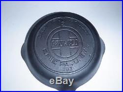 Griswold #2 Cast Iron Skillet 703 Erie PA Heat Ring & Large Logo