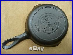 Griswold # 2 Skillet Slant Logo Erie Heat Ring 703 Cast Iron