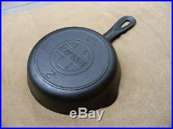 Griswold # 2 Skillet Slant Logo Erie Heat Ring 703 Cast Iron