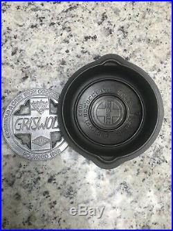 Griswold # 3 Button Logo Lid