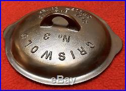 Griswold # 3 Cast Iron Skillet Cover