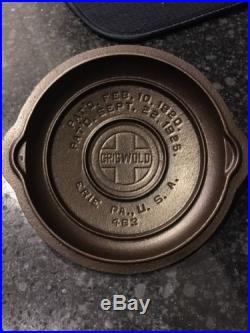 Griswold #3 Low Dome Fully Marked Skillet Lid/Cover Pn#463 Nice! HTF