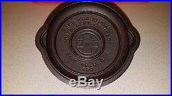 Griswold 3 low dome raised letter skillet lid cover
