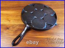 Griswold #34 Vintage Restored Cast Iron Plett Pan Slant Logo 2980X (Chipped)
