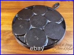 Griswold #34 Vintage Restored Cast Iron Plett Pan Slant Logo 2980X (Chipped)