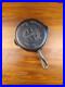 Griswold #4 Cast Iron Skillet Large Block Logo Heat Ring 702 Restored