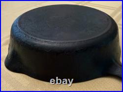 Griswold #4 Cast Iron Skillet Slant Logo 702 Erie Vintage