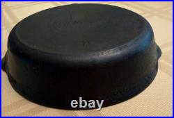 Griswold #4 Cast Iron Skillet Slant Logo 702 Erie Vintage