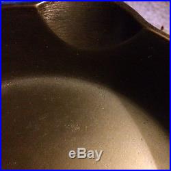 Griswold # 4 Cast Iron Slant Logo Erie Skillet With Heat Ring Free Shipping