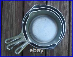 Griswold #5, #6, #7 Large Block Chrome / Nickel Skillets, from Griswold Land