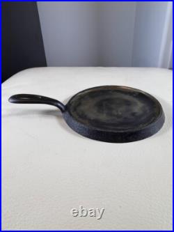 Griswold #6 Cast Iron Round Griddle 606 Large Block Logo Erie HTF Rare USA