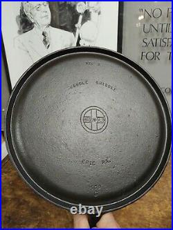 Griswold 609 Cast Iron #9 Small Logo Handle Griddle 10 Restored Flat Seasoned