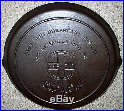 Griswold #665e Divided Breakfast Skillet Large Block Logo Erie Pa. USA Cast Iron