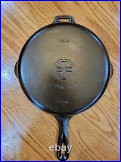 Griswold #7 Cast Iron Hinged skillet. #2507