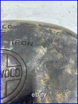 Griswold #7 Cast Iron Large Logo Oval Roaster Rare Vintage 647 Roaster Only