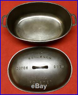 Griswold # 7 Cast Iron Oval Roaster
