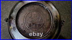 Griswold 782 Cast Iron Scotch Bowl 4 Erie PA USA Large Block Logo