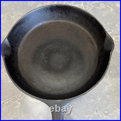 Griswold #8 Cast Iron Skillet #704 With High dome Lid #1098C Vtg SITS FLAT