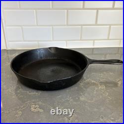 Griswold #8 Cast Iron Skillet #704 With High dome Lid #1098C Vtg SITS FLAT