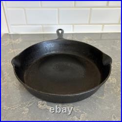 Griswold #8 Cast Iron Skillet #704 With High dome Lid #1098C Vtg SITS FLAT