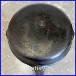 Griswold #8 Cast Iron Skillet #704 With High dome Lid #1098C Vtg SITS FLAT