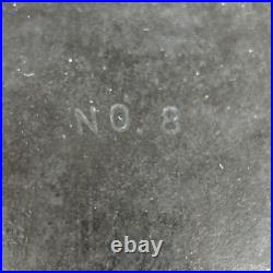 Griswold #8 Cast Iron Skillet #704 With High dome Lid #1098C Vtg SITS FLAT