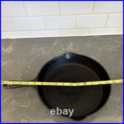 Griswold #8 Cast Iron Skillet #704 With High dome Lid #1098C Vtg SITS FLAT