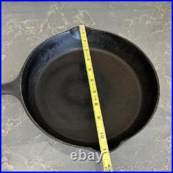 Griswold #8 Cast Iron Skillet #704 With High dome Lid #1098C Vtg SITS FLAT