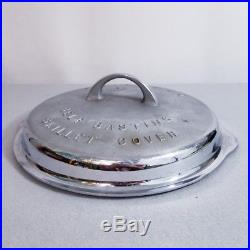 Griswold #8 Cast Iron Skillet with Large Block Logo and Self Basting Lid 1048