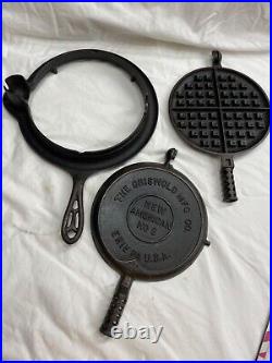 Griswold #8 Cast Iron Waffle Iron