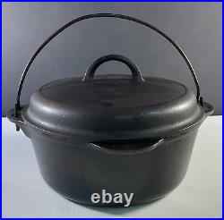 Griswold # 8 Dutch Oven 1278 A Cast Iron with Self Basting Lid 1288 B