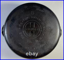 Griswold # 8 Dutch Oven 1278 A Cast Iron with Self Basting Lid 1288 B