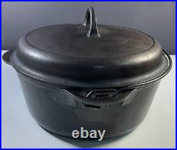 Griswold # 8 Dutch Oven 1278 A Cast Iron with Self Basting Lid 1288 B