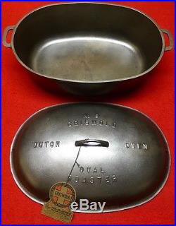 Griswold # 9 Cast Iron Oval Roaster