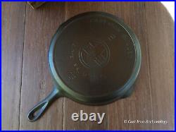 Griswold #9 Cast Iron Skillet With Large Slant Logo And Heat Ring Restored