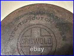 Griswold #9 Cast Iron Tite-Top Dutch Oven Large Logo