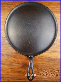 Griswold #9 Vintage Restored Cast Iron Griddle Large Block Logo 609